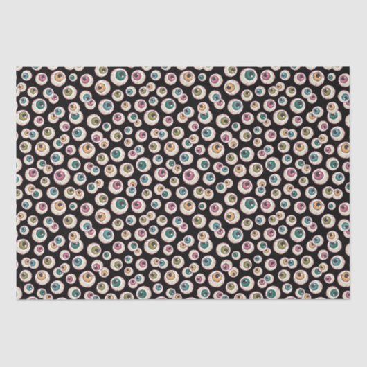 Halloween oogbollen tissuepapier (Voorkant)