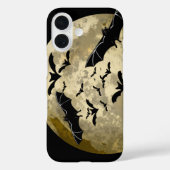 Halloween Oogst Volle Maan en Nachtvlucht Vleermui Case-Mate iPhone Case (Achterkant)