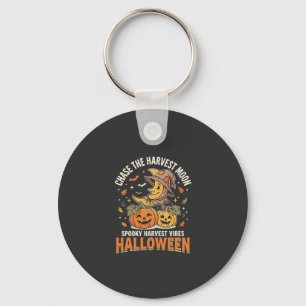Halloween Oogstmaan Delight Sleutelhanger