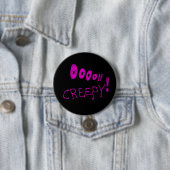 Halloween Ooooh Griezelig! Knop Ronde Button 7,6 Cm (In situ)