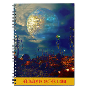 Halloween op een andere Wereld Notitieboek