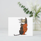 Halloween op het Boerderij ( Halloween Kaart ) (Staand voorkant)