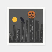 Halloween op papier servet (Voorkant)