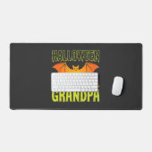 Halloween Opa Vleermuis Heks Wensen Bureaumat (Keyboard & Muis)