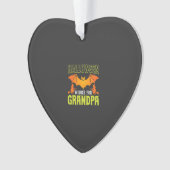 Halloween Opa Vleermuis Heks Wensen Ornament (voorkant)