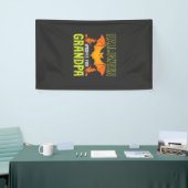 Halloween Opa Vleermuis Heks Wensen Spandoek (Beurs)