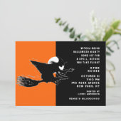 Halloween Open House Invitation Kaart (Staand voorkant)