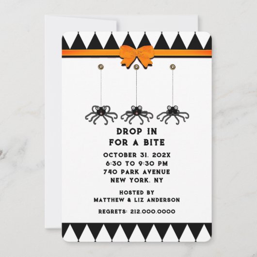 Halloween Open House Uitnodiging (Voorkant)