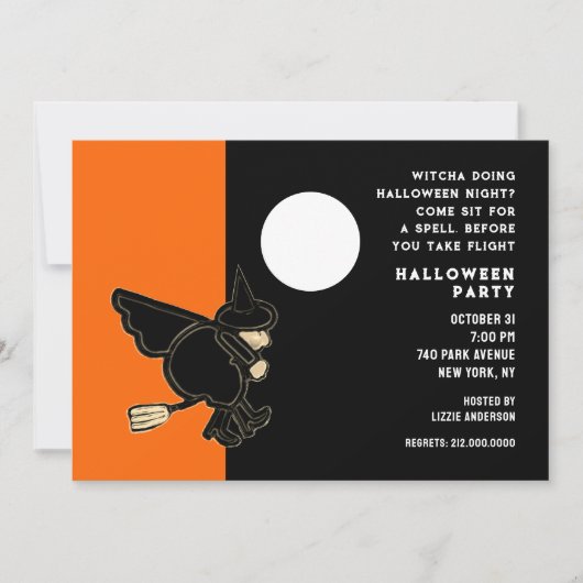 Halloween Open Huis Uitnodiging (Voorkant)