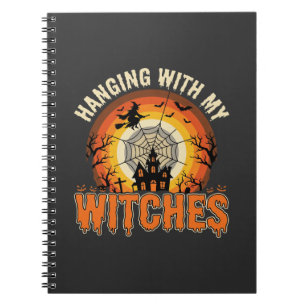 Halloween ophangen met mijn heksen spookhuis notitieboek