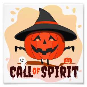 Halloween Oproep van Geest Foto Afdruk