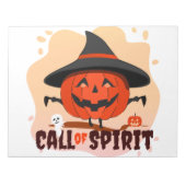 Halloween Oproep van Geest Notitieblok (Voorkant)