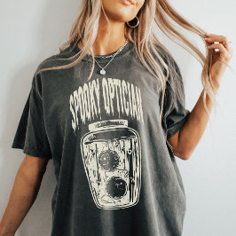 Halloween Optician, Spooky Optometrie Oogbol Potje T-shirt