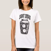 Halloween Optometrie, Spooky Oogbollen, Opticien T-shirt (Voorkant)