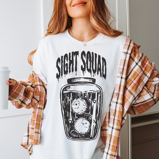 Halloween Optometrie, Spooky Oogbollen, Opticien T-shirt