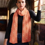 Halloween Orange And White Spider Web Sjaal<br><div class="desc">Elevate your fall fashion with this elegant spiderweb pattern scarf. Perfect for adding a touch of spooky sophistication to any outfit, this design features intricate spiderwebs on a orange background. Made from soft and lightweight chiffon, it drapes beautifully, making it an ideal accessory for both casual and formal looks. Whether...</div>