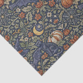 Halloween Orange Black Cats Bats  Tissuepapier (Detail)