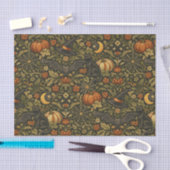 Halloween Orange Black Cats Bats  Tissuepapier (Craft)