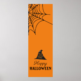 Halloween Oranje banner Poster