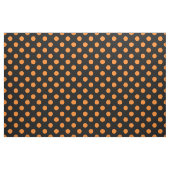 Halloween Oranje Black Polka Dot Stof (Yard (91,4 cm))