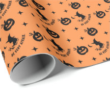 Halloween Oranje Black Spooky Pumpkin Witch