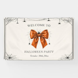 Halloween Oranje Boog Spandoek