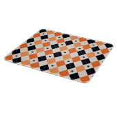 Halloween Oranje en Black Spider Argyle Pattern Snijplank (Hoek)