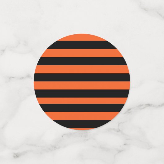 Halloween Oranje en zwart | Gemengd Confetti (Kleine voorkant)