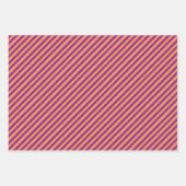 Halloween Oranje Ghost Cute Stripes Stippen Kind Inpakpapier Vel (Voorkant 2)