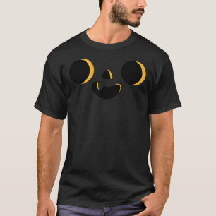 Halloween Oranje Happy Cool Pumpkin wordt geëmoji  T-shirt