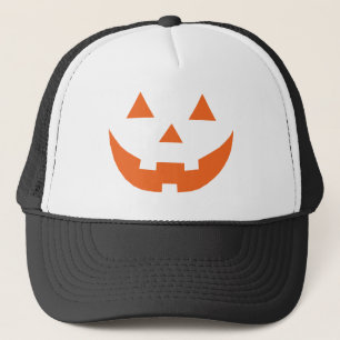 Halloween oranje Jack o lantern pompoen Trucker Pet