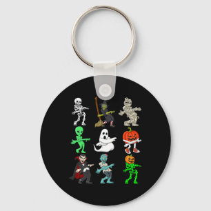 Halloween Oranje Justice Monsters Skeleton Boys Gi Sleutelhanger