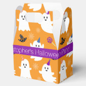 Halloween Oranje Little Ghost Kinder party Bedankt Bedankdoosjes (Geopend)