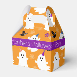Halloween Oranje Little Ghost Kinder party Bedankt Bedankdoosjes