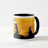 Halloween Oranje Mok (Voorkant rechts)