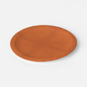Halloween, oranje papieren bord (Gekanteld)