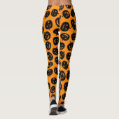Halloween Oranje pomkin Popular Elegant Leggings (Achterkant)