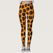 Halloween Oranje pomkin Popular Elegant Leggings (Voorkant)