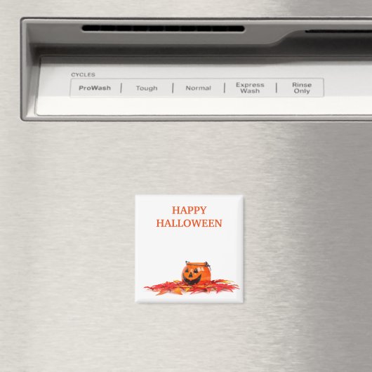  Halloween Oranje pompoen Magneet (Insitu (Vaatwasser))