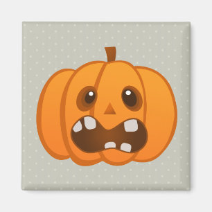 Halloween Oranje Pumpkin Jack-o'-lantern Magneet