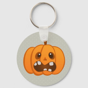 Halloween Oranje Pumpkin Jack-o'-lantern Sleutelhanger