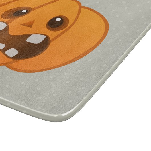 Halloween Oranje Pumpkin Jack-o'-lantern Snijplank (Hoek)