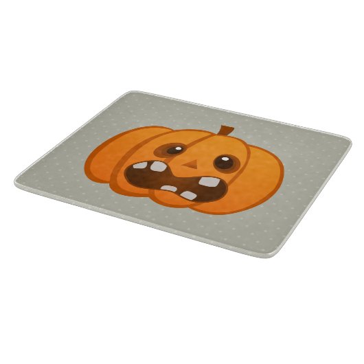 Halloween Oranje Pumpkin Jack-o'-lantern Snijplank (Hoek)