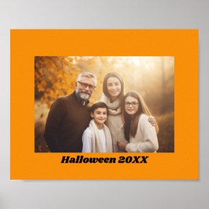 Halloween Oranje rand - Instant Download of Poster