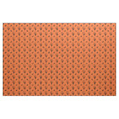 Halloween oranje stof met kraaien en dode bomen (Fat Quarter)