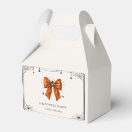 Halloween Oranje Strik Bedankdoosjes