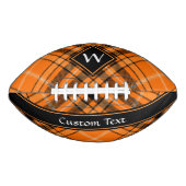 Halloween Oranje Tartan American Football (Voorkant)