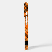 Halloween Oranje Tartan Case-Mate iPhone Case (Achterkant / Links)
