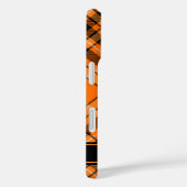 Halloween Oranje Tartan Case-Mate iPhone Case (Achterkant / Rechts)