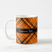 Halloween Oranje Tartan Koffiemok (Links)